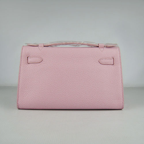 AAA Hermes Kelly 22 CM France Leather Handbag Pink H008 On Sale